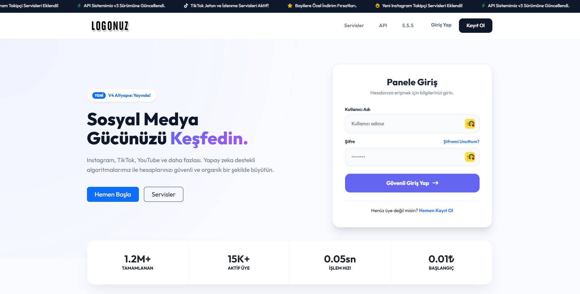Smmpanel Scripti Flexweb Özel
